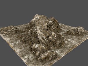 desert rock 3D Model
