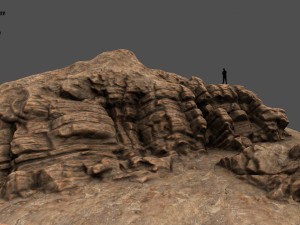 desert rocks 3D मॉडल