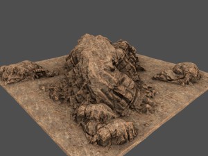 desert rocks 3D Model