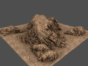 desert rocks 3D Model