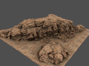 desert rocks 3D Model