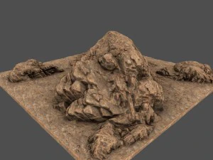 desert rocks 3D Model