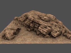 desert rocks 3D Model