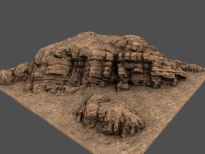 desert rocks 3D Model