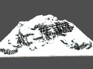 snow mountain 3D 模型