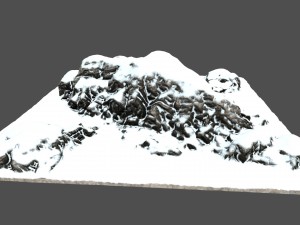 snow mountain 3D 模型