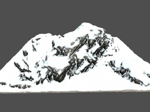 snow mountain 3D 模型