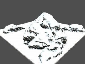 snow mountain 3D 模型