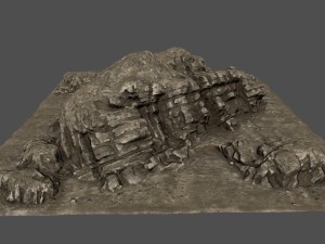 desert rocks 3D Model