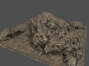 desert rocks 3D Model