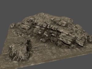 desert rocks 3D Model