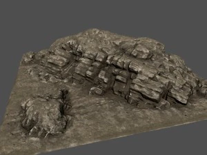 desert rocks 3D Model