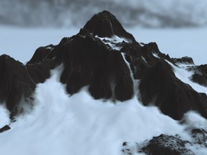 snow mountain 3D Model