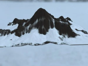 snow mountain 3D Model