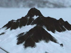 snow mountain 3D Model