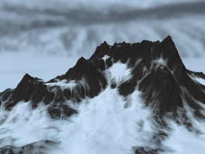 snow mountain 3D Model