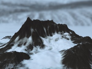 snow mountain 3D Model