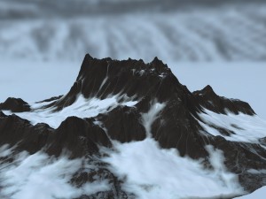 snow mountain 3D Model