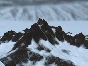 snow mountain 3D Model