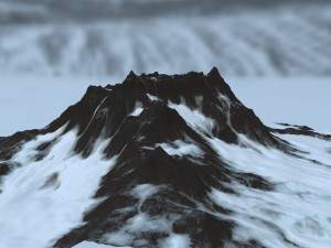 snow mountain 3D Model