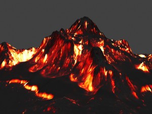 volcano 3D मॉडल
