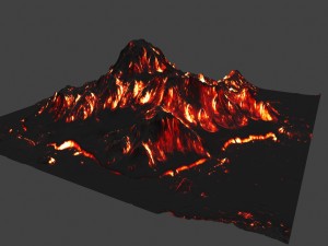 volcano Modelo 3D