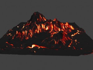 volcano Modelo 3D