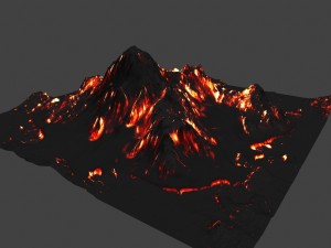 volcano Modelo 3D