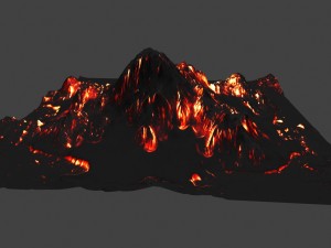 volcano Modelo 3D