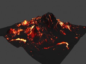 volcano Modelo 3D