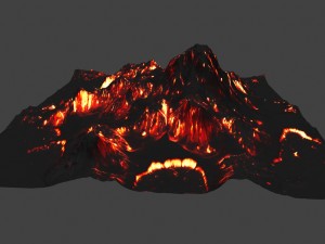volcano Modelo 3D