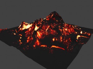 volcano Modelo 3D