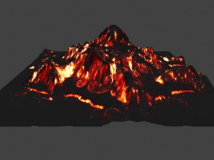 volcano Modelo 3D