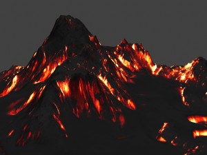 volcano Modelo 3D