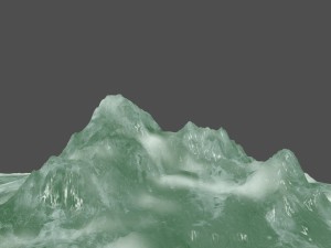iceberg 3Dモデル