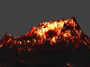 volcano Model 3D