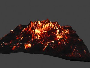 volcano Model 3D