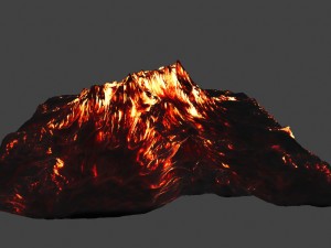 volcano Model 3D