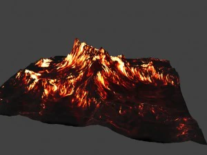 volcano 3D Model