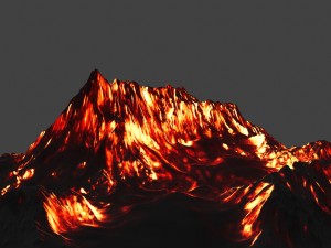 volcano Model 3D