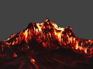 volcano Model 3D