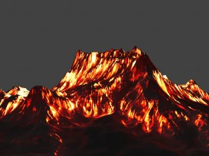 volcano 3D Model