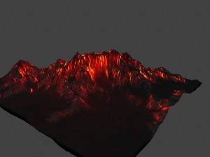 volcano 3D 模型