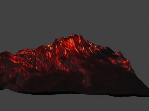 volcano 3D 模型