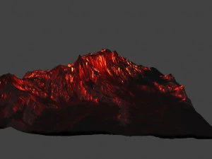volcano 3D Model