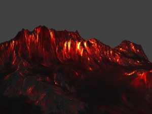 volcano 3D 模型