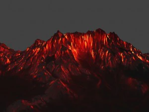 volcano 3D Model