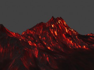 volcano 3D 模型
