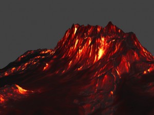 volcano 3D 模型