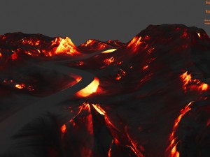 volcano 3D मॉडल